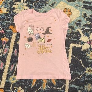 Sparkly pink Harry Potter tee